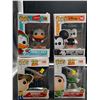 Image 1 : Funko Pop! Lot of 4 - Donald Duck, Mickey Mouse, Woody & Buzz Lightyear Figures