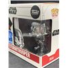 Image 2 : Funko POP! Star Wars #296 Silver Chrome Stormtrooper with Medium  T-Shirt NEW
