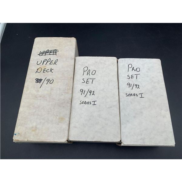 LOT of 3 Upper Deck and Pro Set Hockey Cards