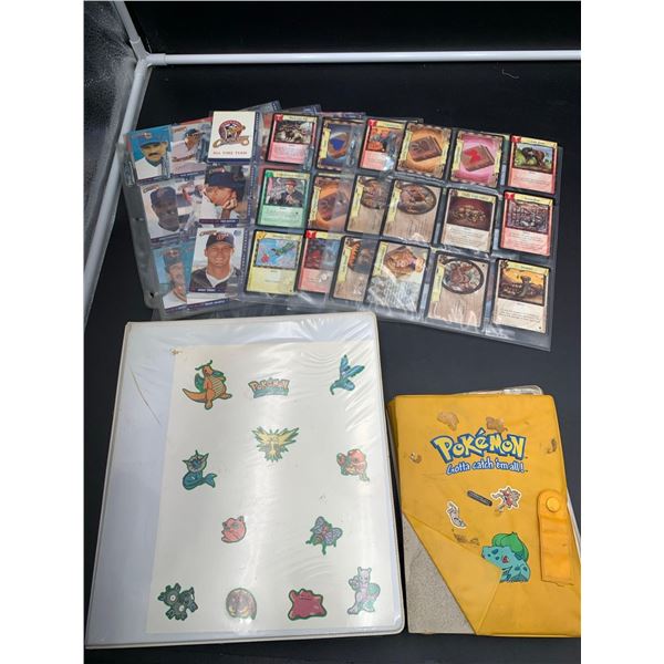 Lot of asst Pokemon & Baseball cards as shown