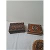 Image 2 : Assorted Wooden Trinket Boxes