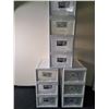 Image 1 : 3 Stackable Sterilite Plastic Storage Drawers