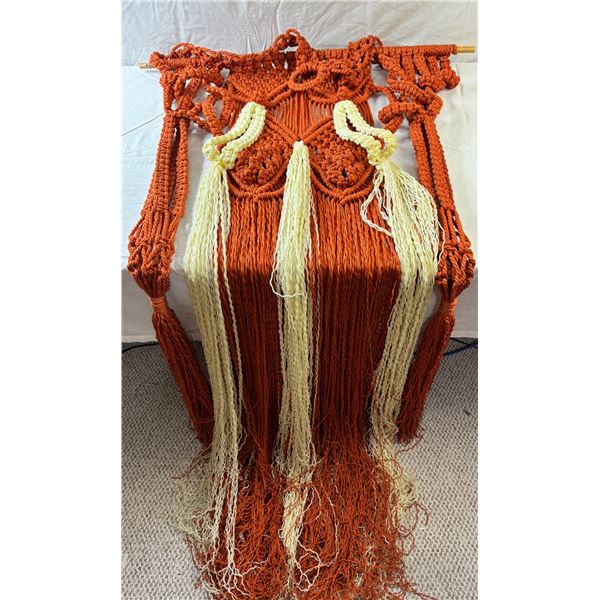 Macrame wall tapestry