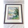 Image 1 : Framed watercolour art