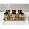 Image 1 : Miniature Brass Like Goblets