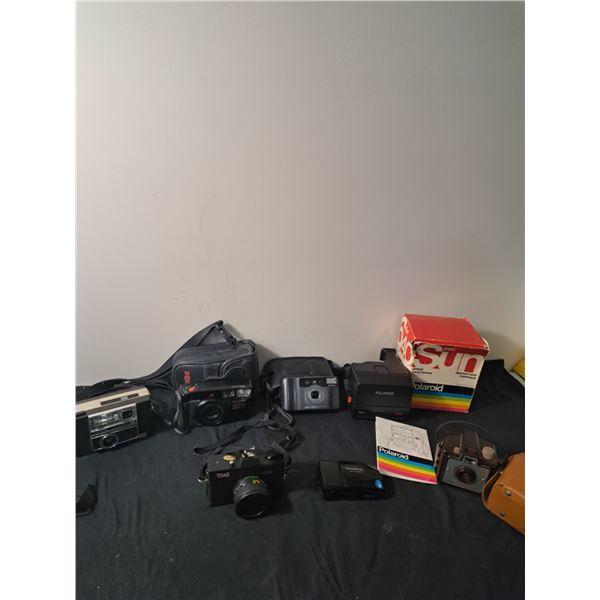 Assorted cameras
