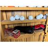 Image 2 : Golf Ball Collection with Wall Shelf