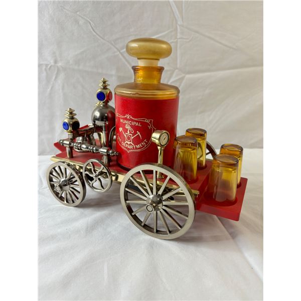 Genin Trudeau "Municipal Fire Department" Decanter Set