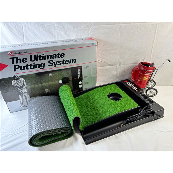 Golf Barware and Putting System
