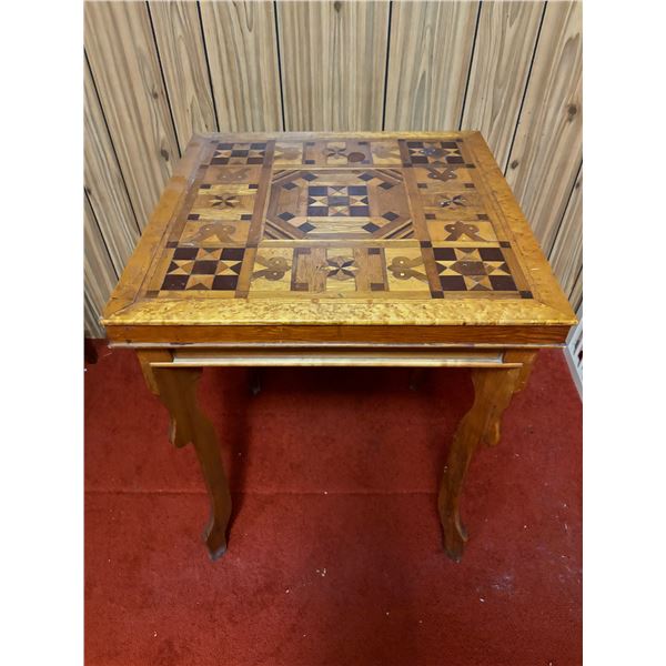 Uniquely Carved Wooden Table