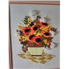 Image 2 : Embroidered framed wall decor