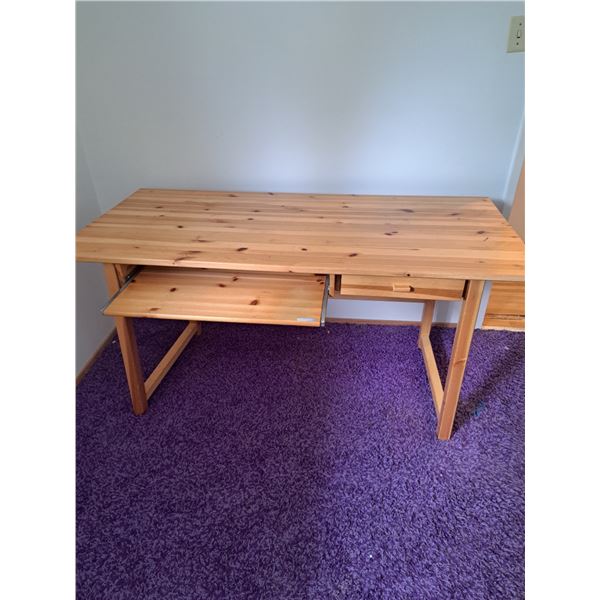 Wooden desk