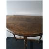Image 2 : Vintage Wooden Half Moon Table