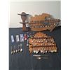 Image 1 : Spoon collection with racks