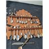 Image 9 : Spoon collection with racks
