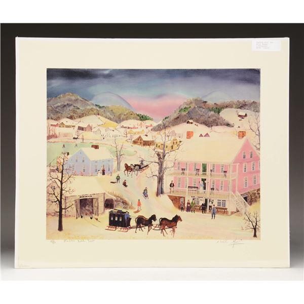 ウィル・モーゼス シルクスクリーン WILL MOSES (American, b1956-) 6 SERIGRAPH AND - Poulin Auctions