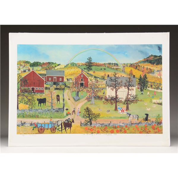 ウィル・モーゼス シルクスクリーン WILL MOSES (American, b1956-) 6 SERIGRAPH AND - Poulin Auctions