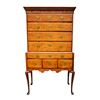 Image 2 : QUEEN ANNE MAPLE HIGHBOY.
