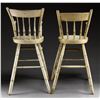 Image 2 : RARE EARLY PAIR OF WINDSOR HIGHCHAIRS MADE FOR