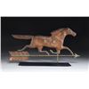 Image 2 : FULL BODY COPPER RUNNING HORSE WEATHERVANE.