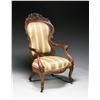 Image 2 : BELTER ROCOCO LAMINATED ROSEWOOD GENTLEMAN'S CHAIR