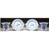 Image 2 : PAIR OF SPODE BLUE AND WHITE WARMING DISHES WITH A