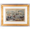 Image 2 : 4 LARGE 19th CENTURY HUNT PRINTS BY CHARLES HUNT.