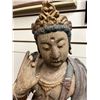 Image 8 : LARGE CHINESE CARVED WOOD STATUE.