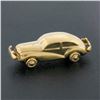Vintage 14k Gold 3D Old Car w/ Bumper & Mechanical Spinning Wheels Charm Pendant