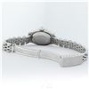 Image 8 : Rolex Ladies Stainless Steel White Dial White Gold Fluted Bezel Wristwatch