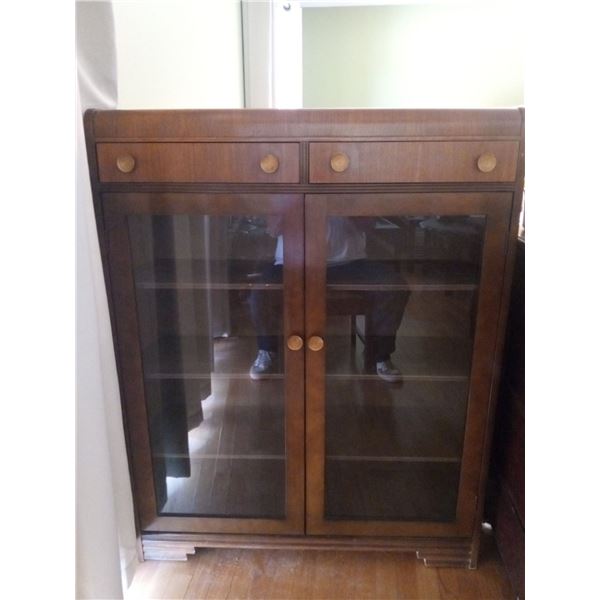 Display China Cabinet and Silverware