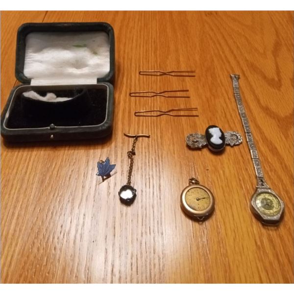 Antique Watches and Broach