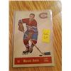 Image 1 : 1957-58 Marcel Bonin Parkhurst #18 Montreal Canadiens Hockey Card