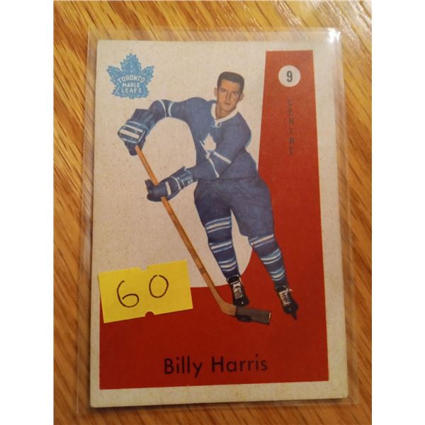 Billy Harris #9 Toronto Maple Leafs Hockey Card
