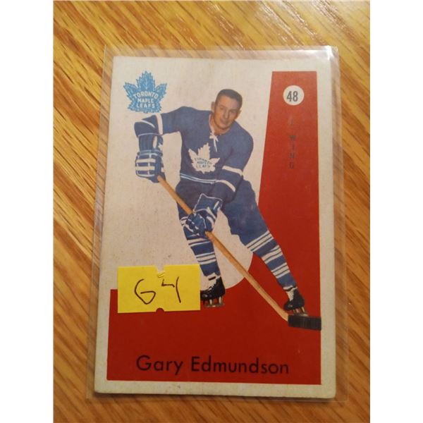 Gary Edmundson #48 Toronto Maple Leafs Hockey Card
