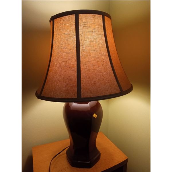Brown Ceramic Lamp