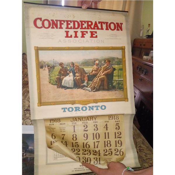 1918 Confederation Life Callender
