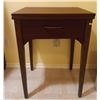 Image 1 : Wooden Side Table with Fake Drawer