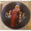 Image 1 : Marilyn Monroe Delphi Plate - "Sings Diamonds Are a Girl's Best Friend" IN BOX