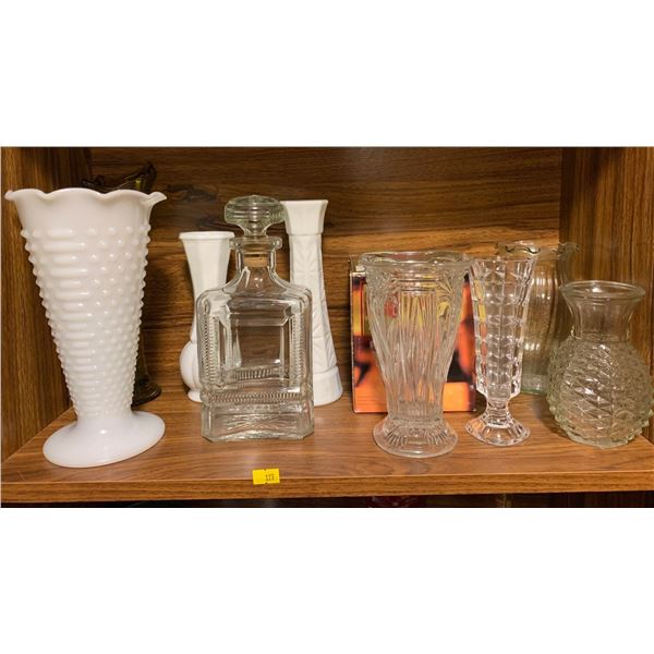 Various Glass and Ceramic Vases