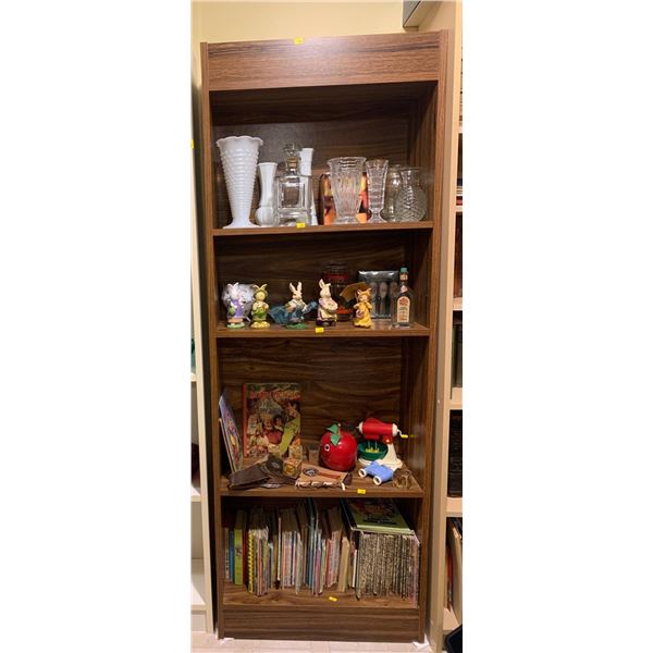 Large Wooden Shelf (**NOT INCLUDING CONTENTS**)