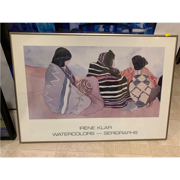 Irene Klar Three Indigenous Women Print Painting