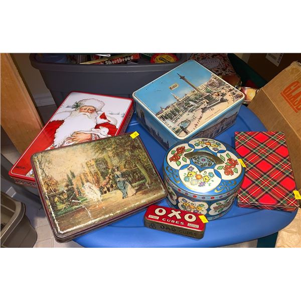 Collection of Tin Boxes