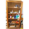 Image 1 : Large Wooden Shelf (**INCLUDING CONTENTS**)