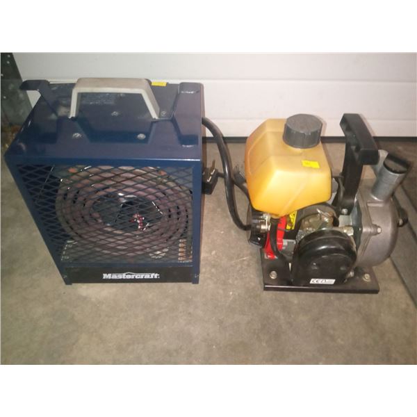 Mastercraft Garage Heater and KAAZ TF22 Gas Motor