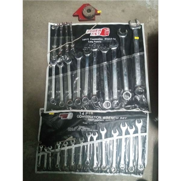 Full Collection of Two Wrenches and a Large Magnet