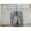 Image 3 : Three Old Newspaper, Edmonton Journal December 27 1943, Vancouver Sun November 20th 1947, ETC