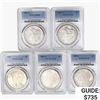 Image 1 : 1880-1923 [5] Morgan Silver Dollar PCGS MS/AU