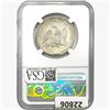 Image 2 : 1860-O Seated Lib. 50C NGC Shipwreck Effect SS REP.