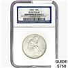 Image 1 : 1857 Seated Lib. 50C NGC Shipwreck Effect SS REP.